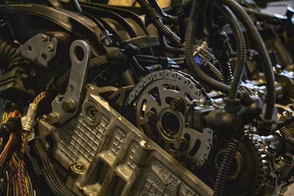 Motor eines Autos
